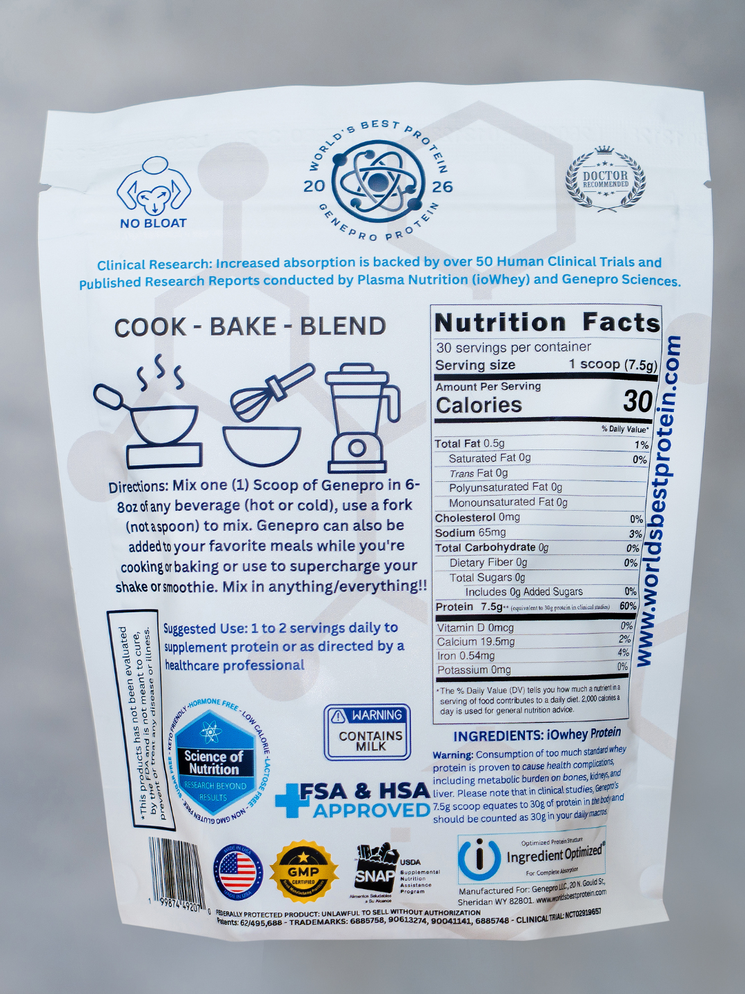 NexGen Genepro Whey Protein 30