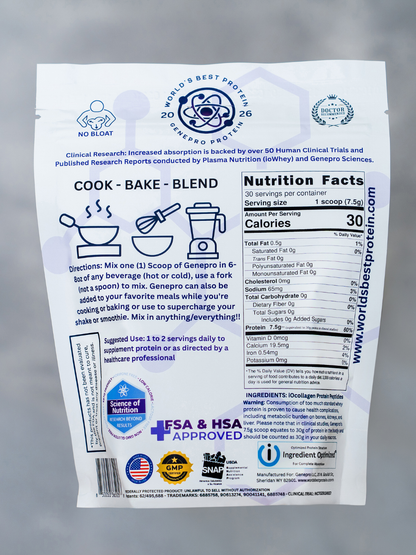 Genepro NexGen Collagen Flavorless Protein
